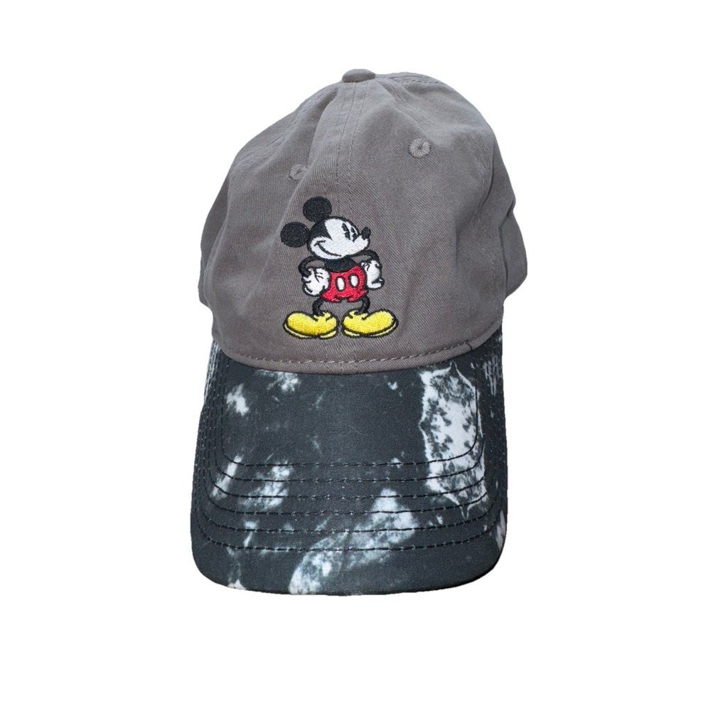 Vintage Disney Mickey Mouse Multi Color Hat Cap Adjustable Tie Dye